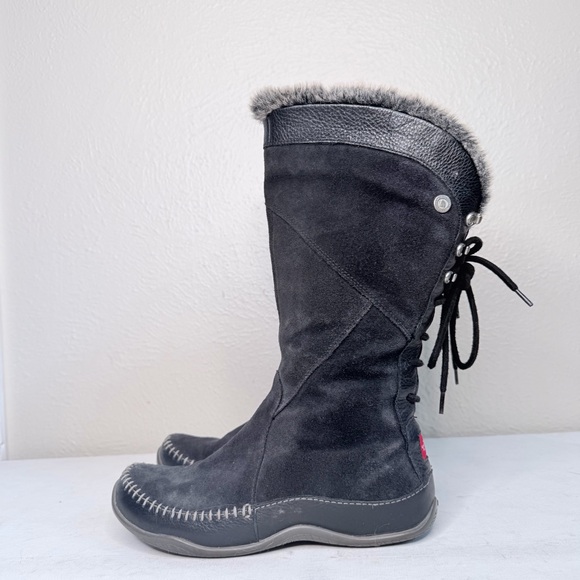 The North Face Shoes - The North Face Janey black suede snow boot